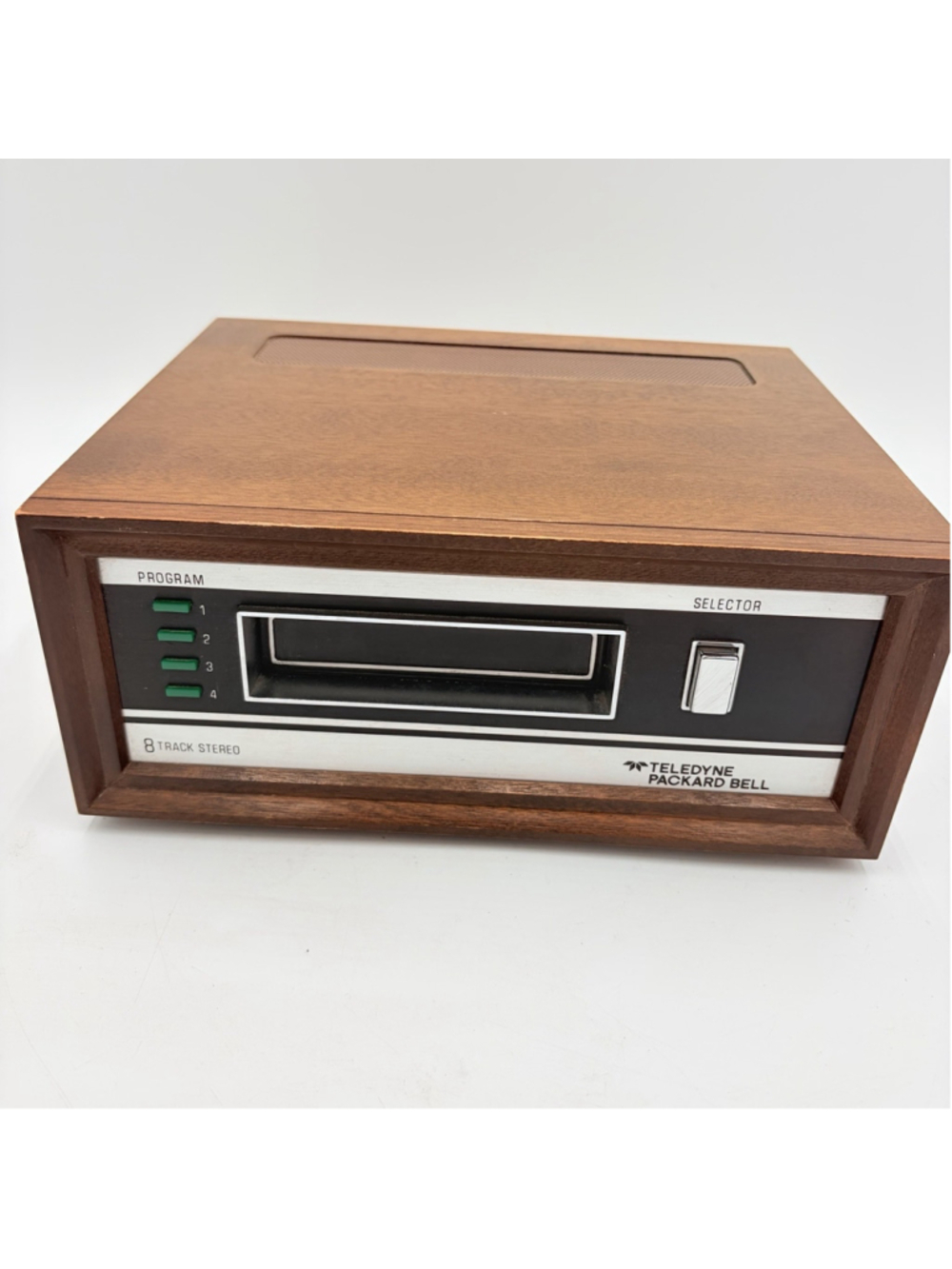 Teledyne Packard Bell TPA-27 8 Track Stereo Player Woodgrain Tested Japan